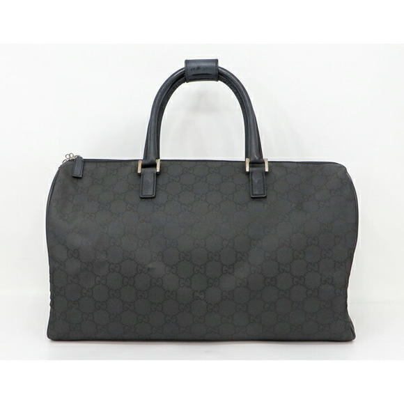 GUCCI Duffle Boston Bag Black - Picture 1 of 1